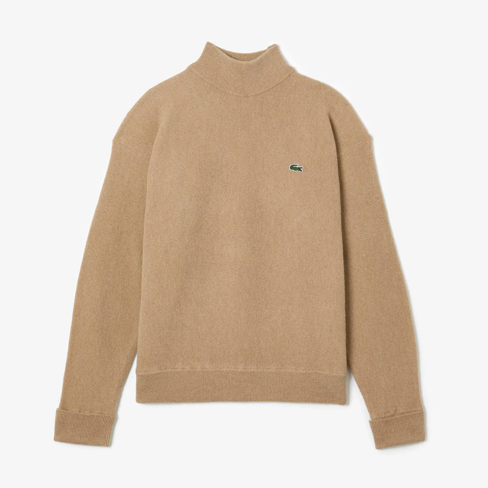 Lacoste Women's Lacoste High Neck Wool Sweater. 2