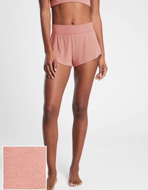 Athleta Well Rested Rib Sleep Short pink