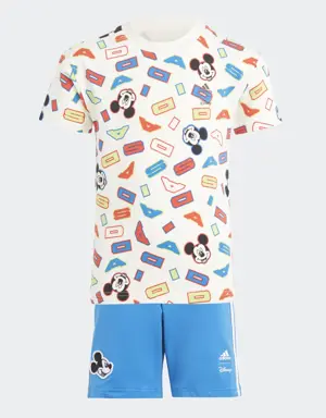 Adidas x Disney Mickey Mouse Tee and Shorts Set