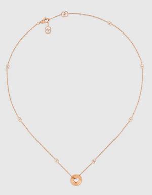 Icon 18k heart necklace