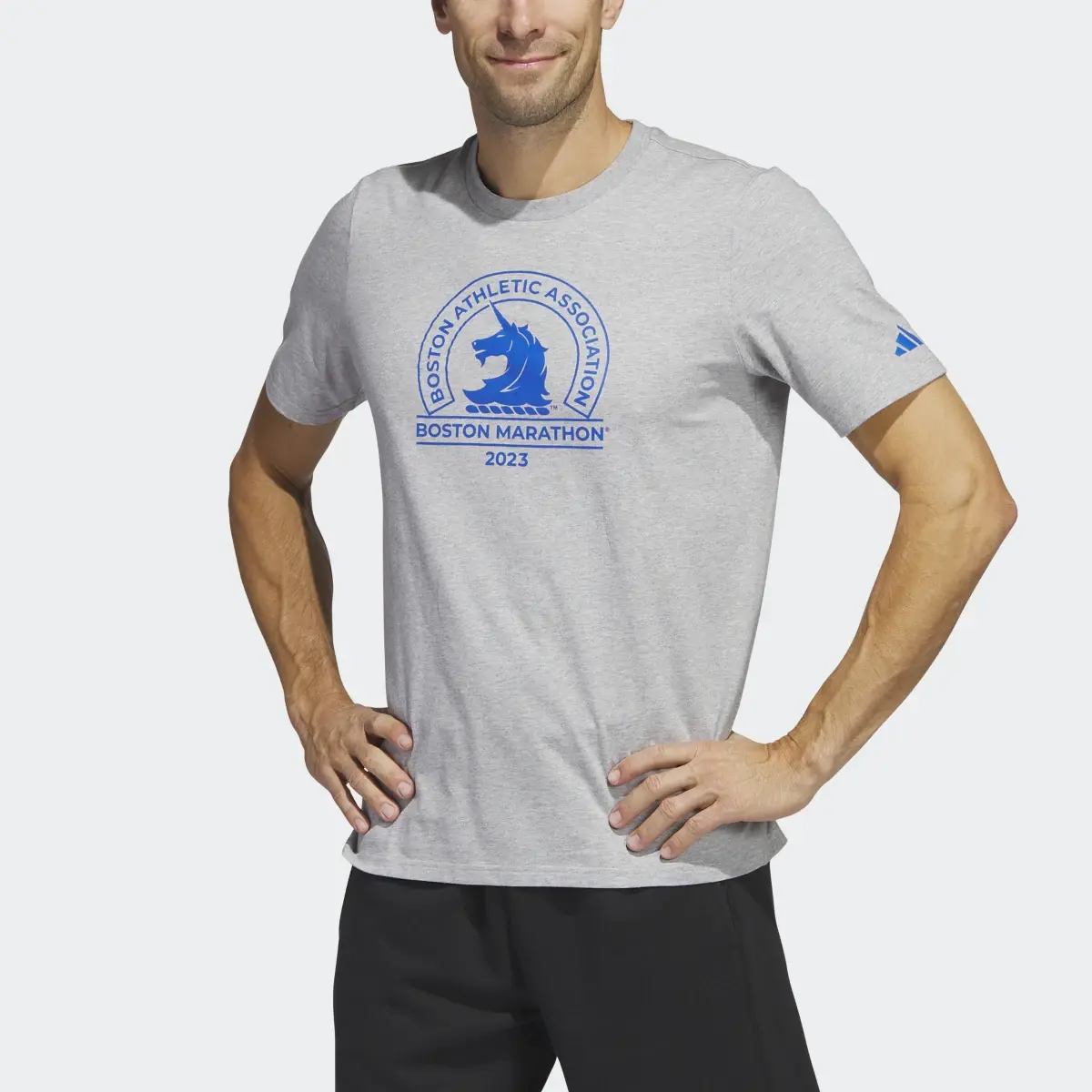 Adidas Boston Marathon® 2023 Logo Tee. 1