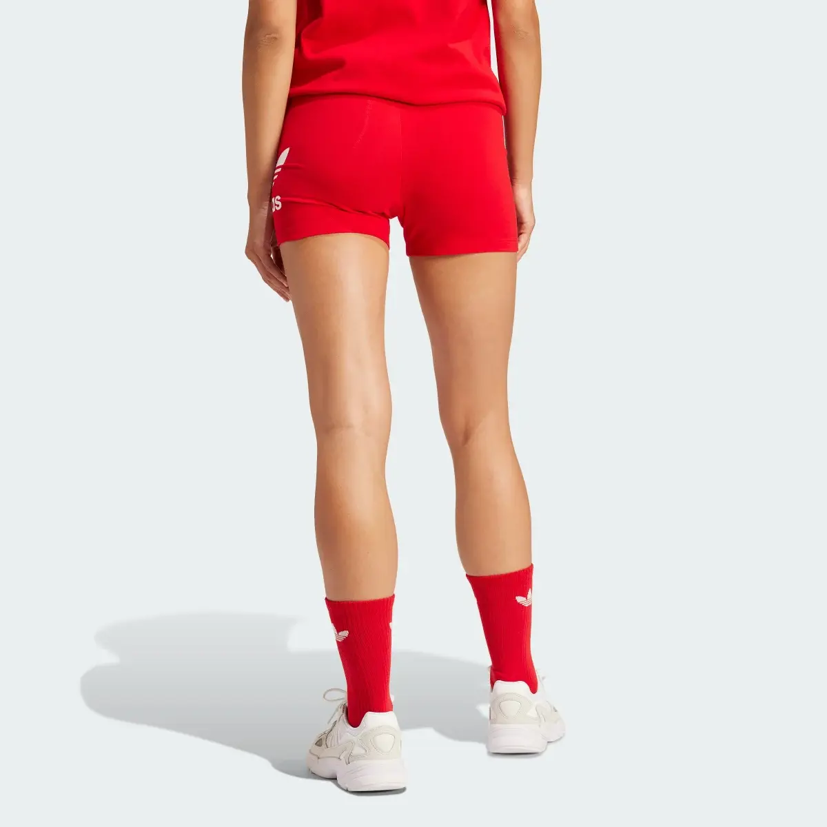 Adidas Adicolor Trefoil Short Leggings. 2