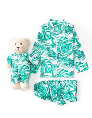 Tropical Uyku Arkadaşlı Unisex Çocuk Pijama Seti