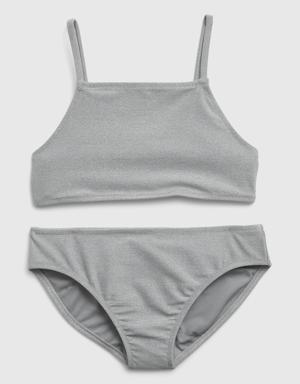 Kids Bikini Swim Two-Piece gray