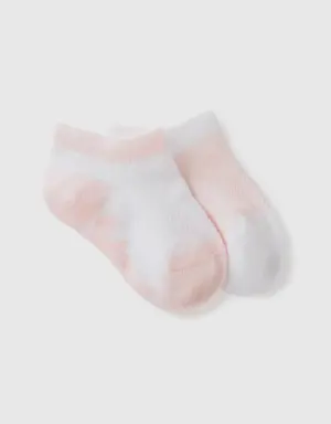 two pairs of terry socks