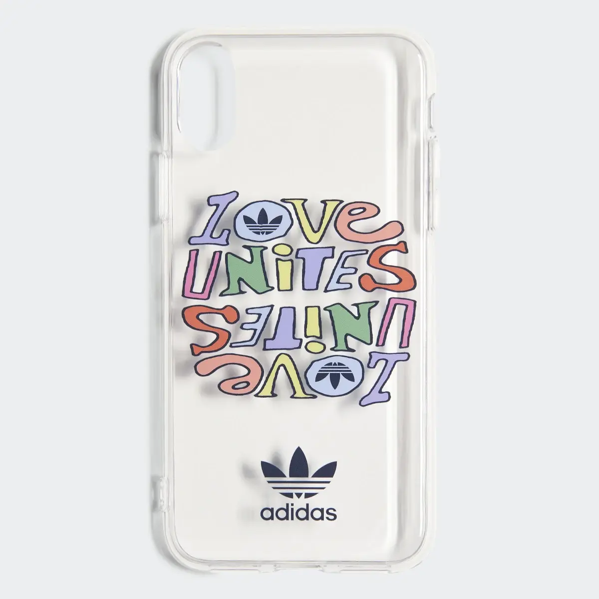 Adidas iPhone X/Xs Pride Allover Print Snap Schutzhülle. 2