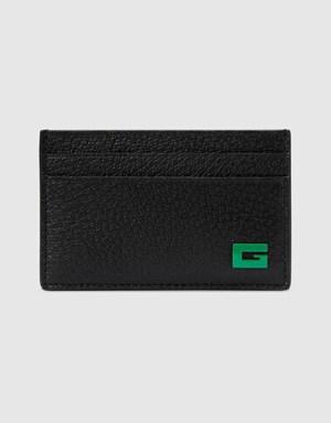 Card case with G detail