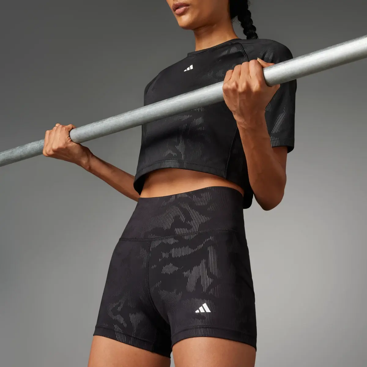 Adidas Optime Power Short Leggings. 1