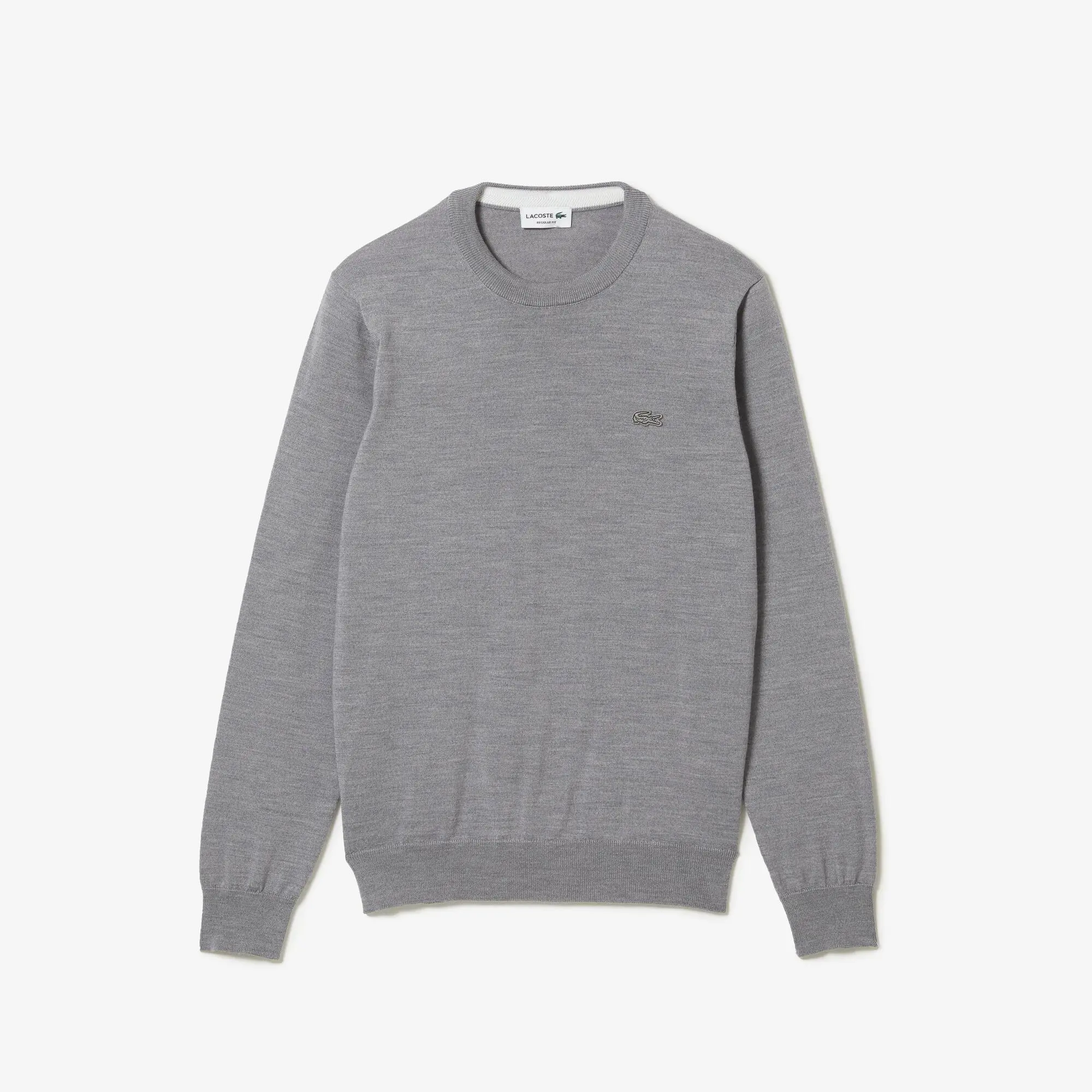 Lacoste Sweater em lã merino com decote redondo para homem. 2