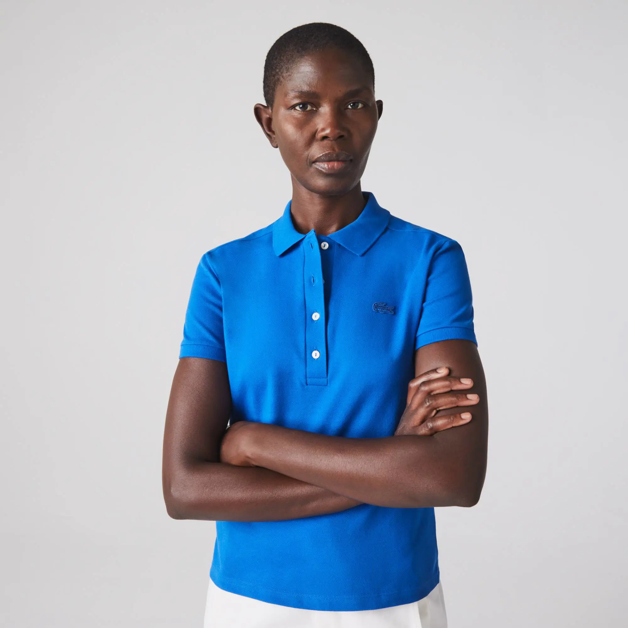 Lacoste Polo Lacoste en piqué de algodón stretch para mujer. 1 Lacoste Polo Lacoste en piqué de algodón stretch para mujer. 1