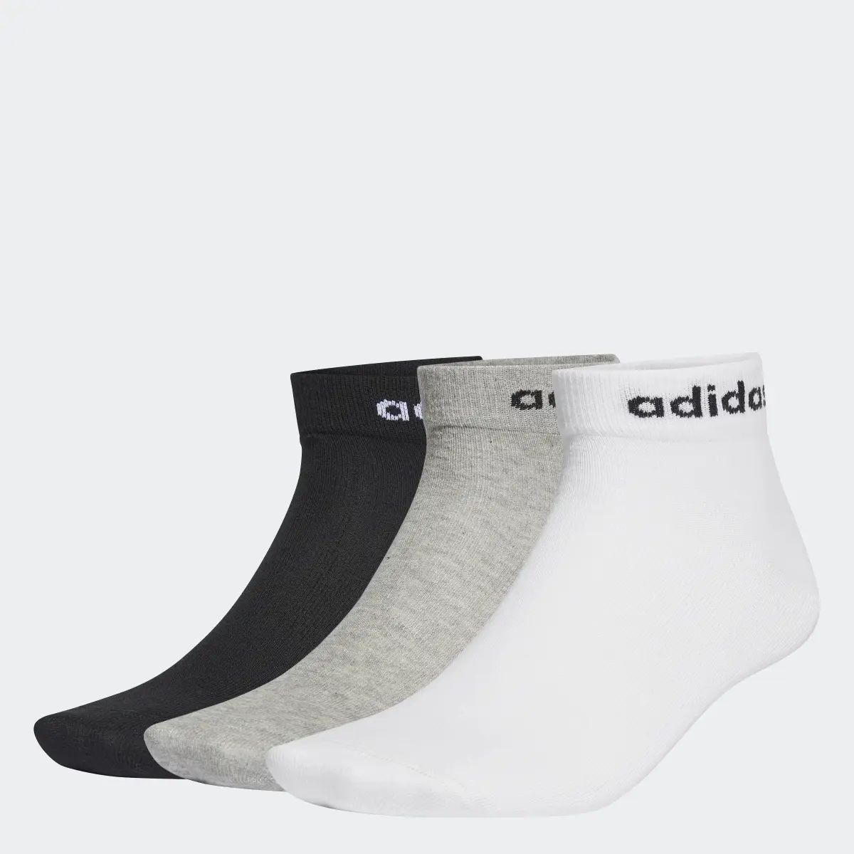 Adidas Non-Cushioned Ankle Socks 3 Pairs. 1