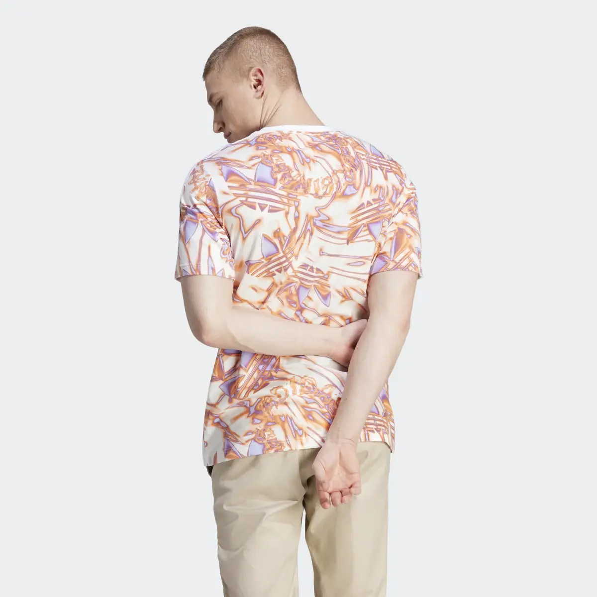 Adidas Summer Splash Allover Print Tee. 3