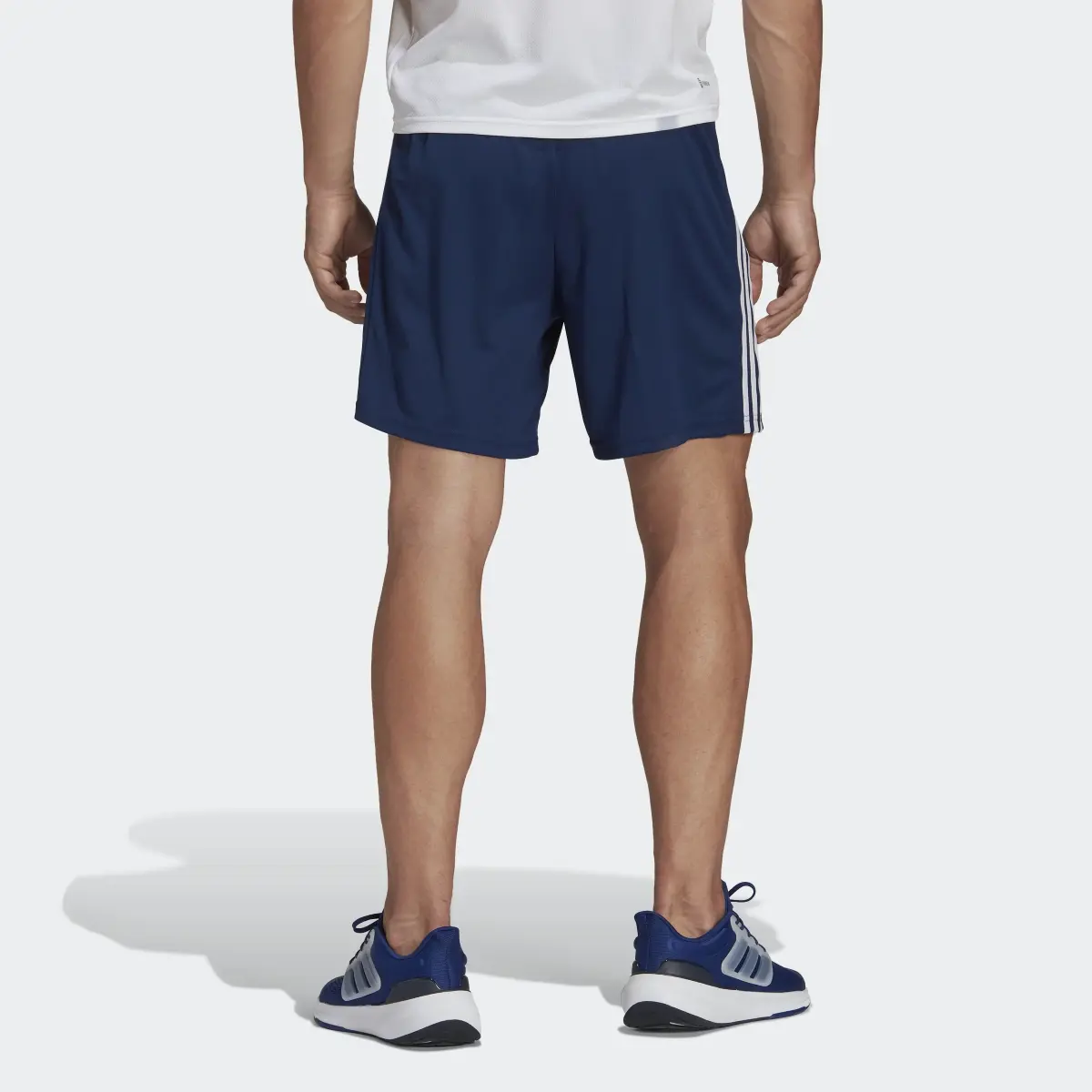 Adidas Train Essentials Piqué 3-Stripes Training Shorts. 2