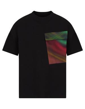 Sustainable Oversized T-shirt with Printed Pocket