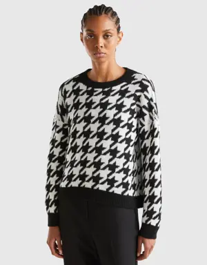 houndstooth sweater