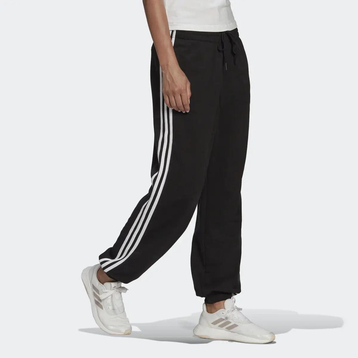 Adidas Essentials Studio Lounge 3-Stripes Pants. 3