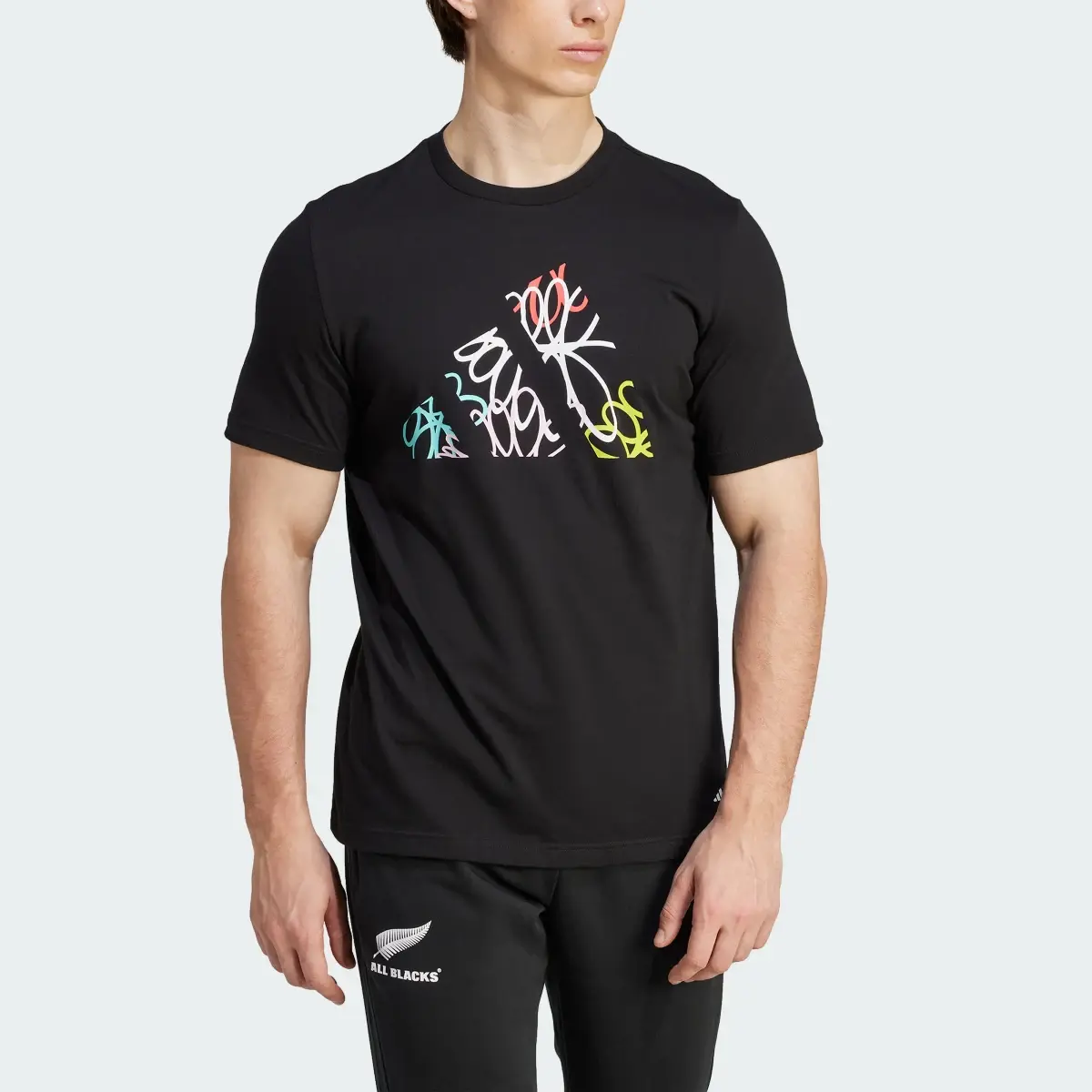 Adidas All Blacks Graphic T-Shirt. 1