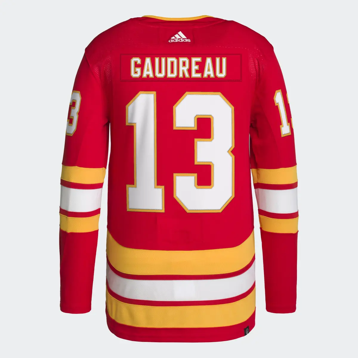 Adidas Flames Gaudreau Home Authentic Jersey. 2