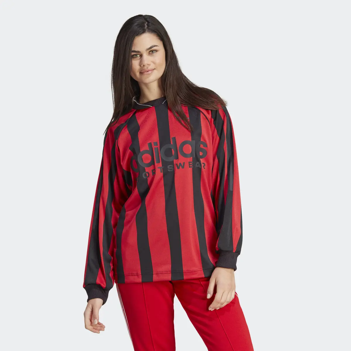 Adidas Jacquard Long-Sleeve Top Jersey. 2