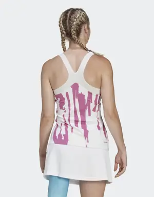 Adidas Thebe Magugu Tennis New York Y-Back Tank Top. 3 Adidas Thebe Magugu Tennis New York Y-Back Tank Top. 3