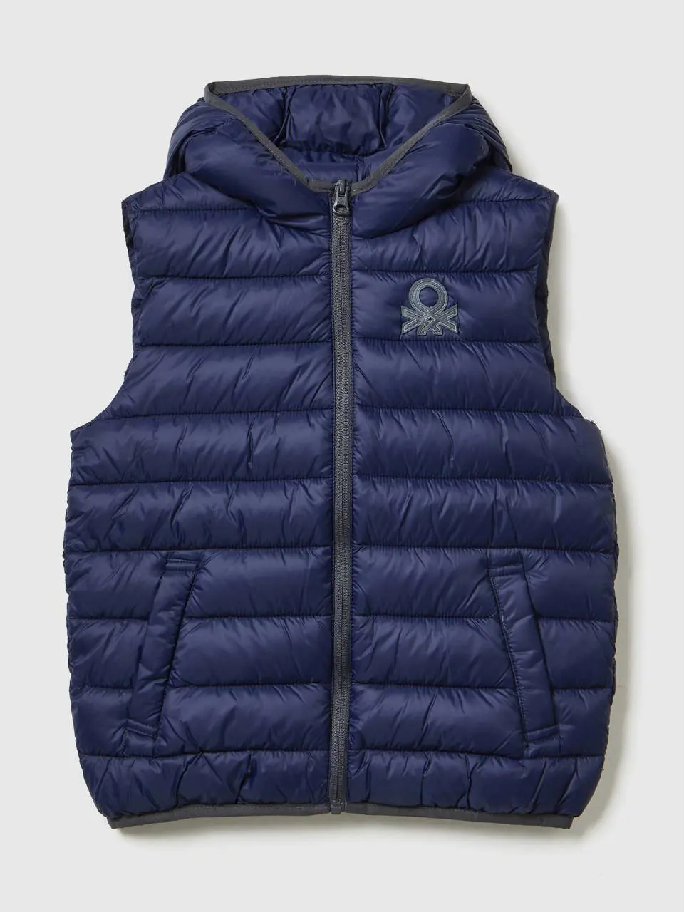 Benetton padded jacket with hood. 1