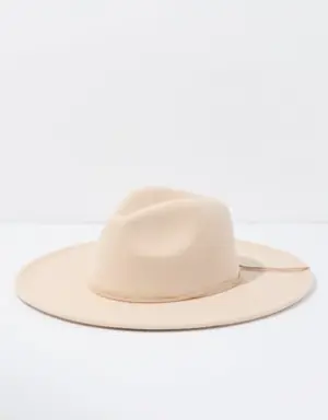 Wide-Brim Felt Hat