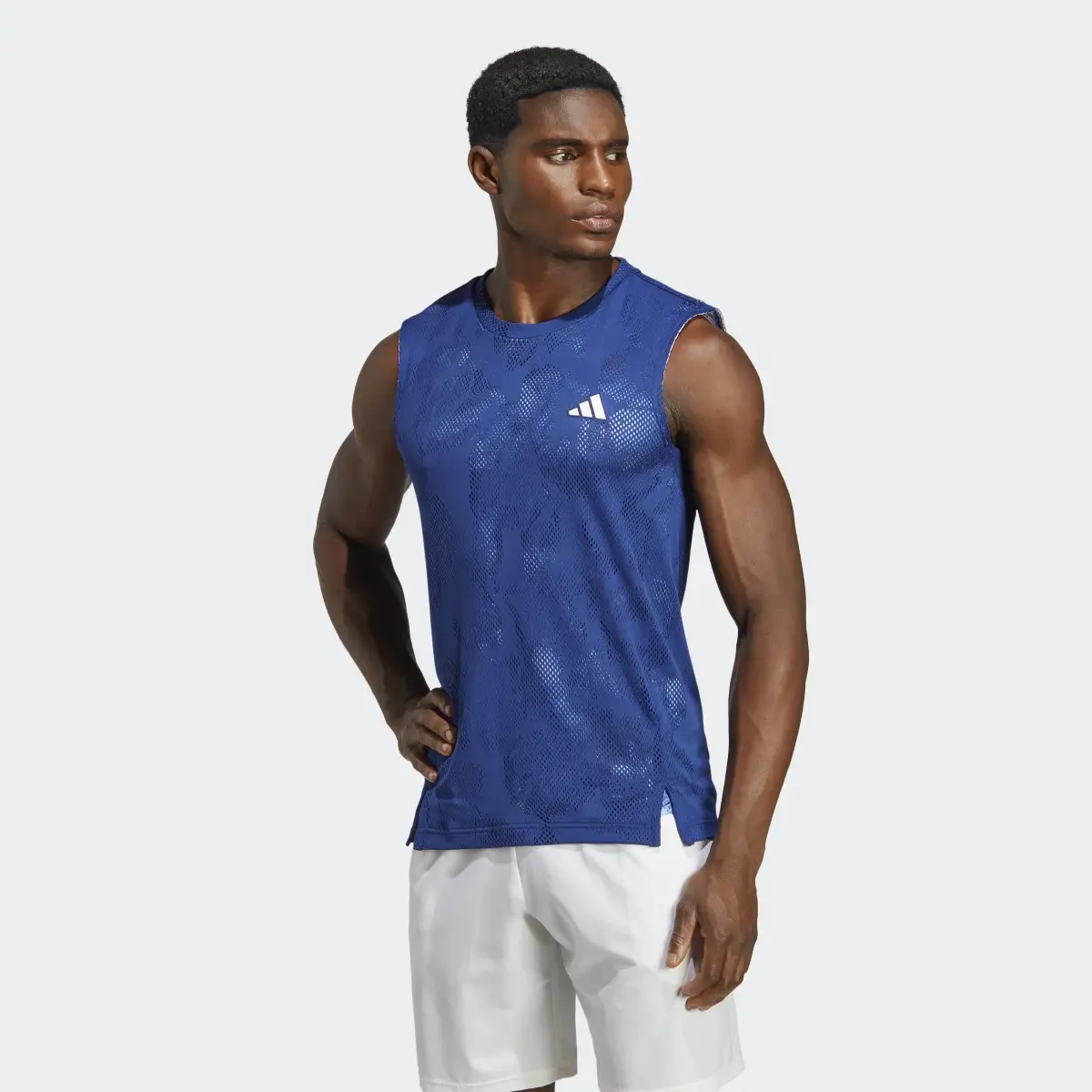 Adidas Melbourne Tennis Sleeveless Tee. 2