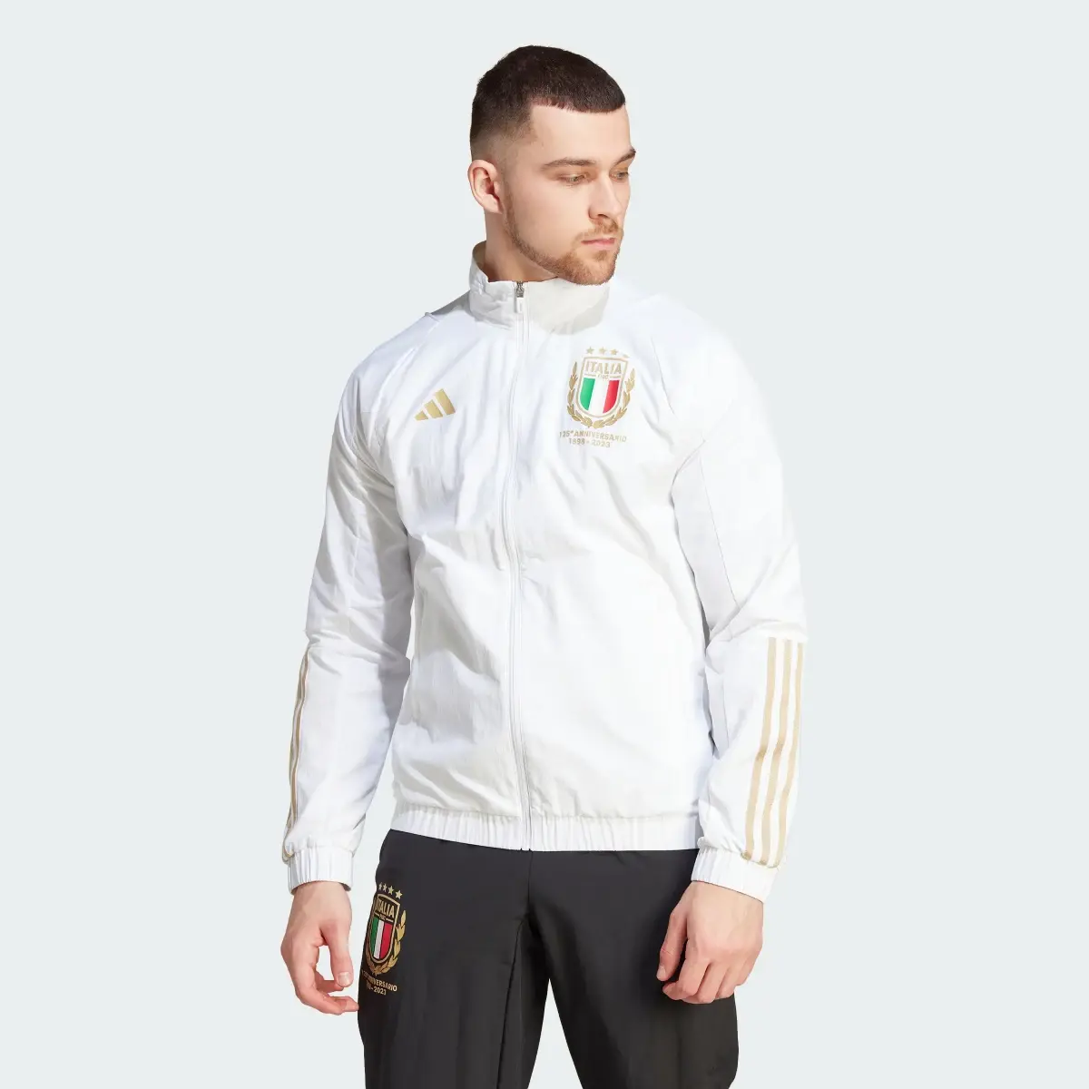 Adidas Chamarra Italy125th Anniversary. 2