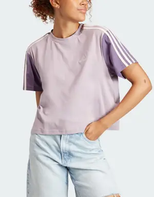 Adidas Camiseta corta Essentials Single Jersey 3 bandas
