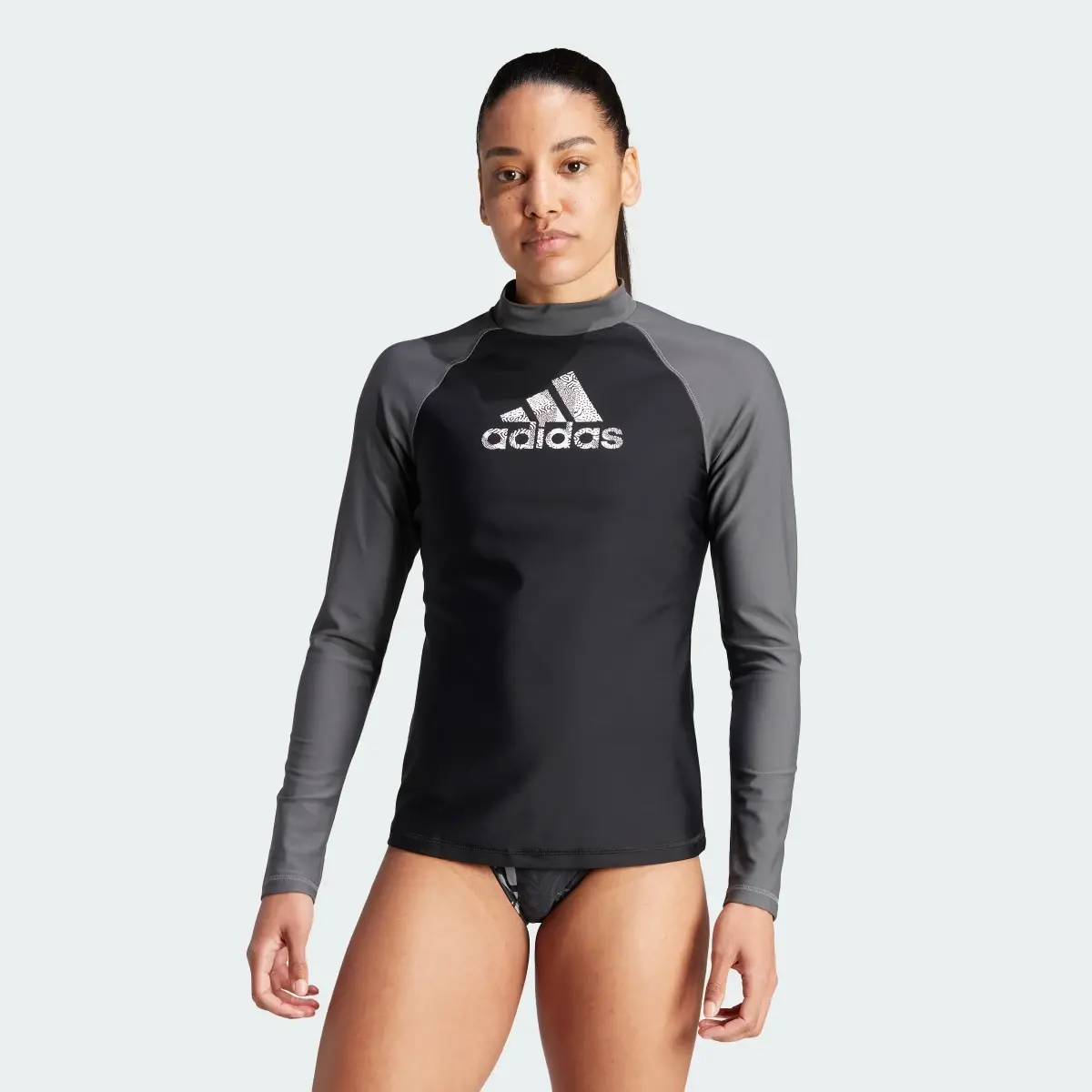 Adidas Long Sleeve Rash Guard. 2