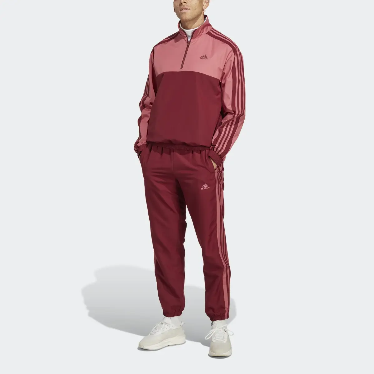 Adidas 1/4 Zip Woven Tracksuit. 1