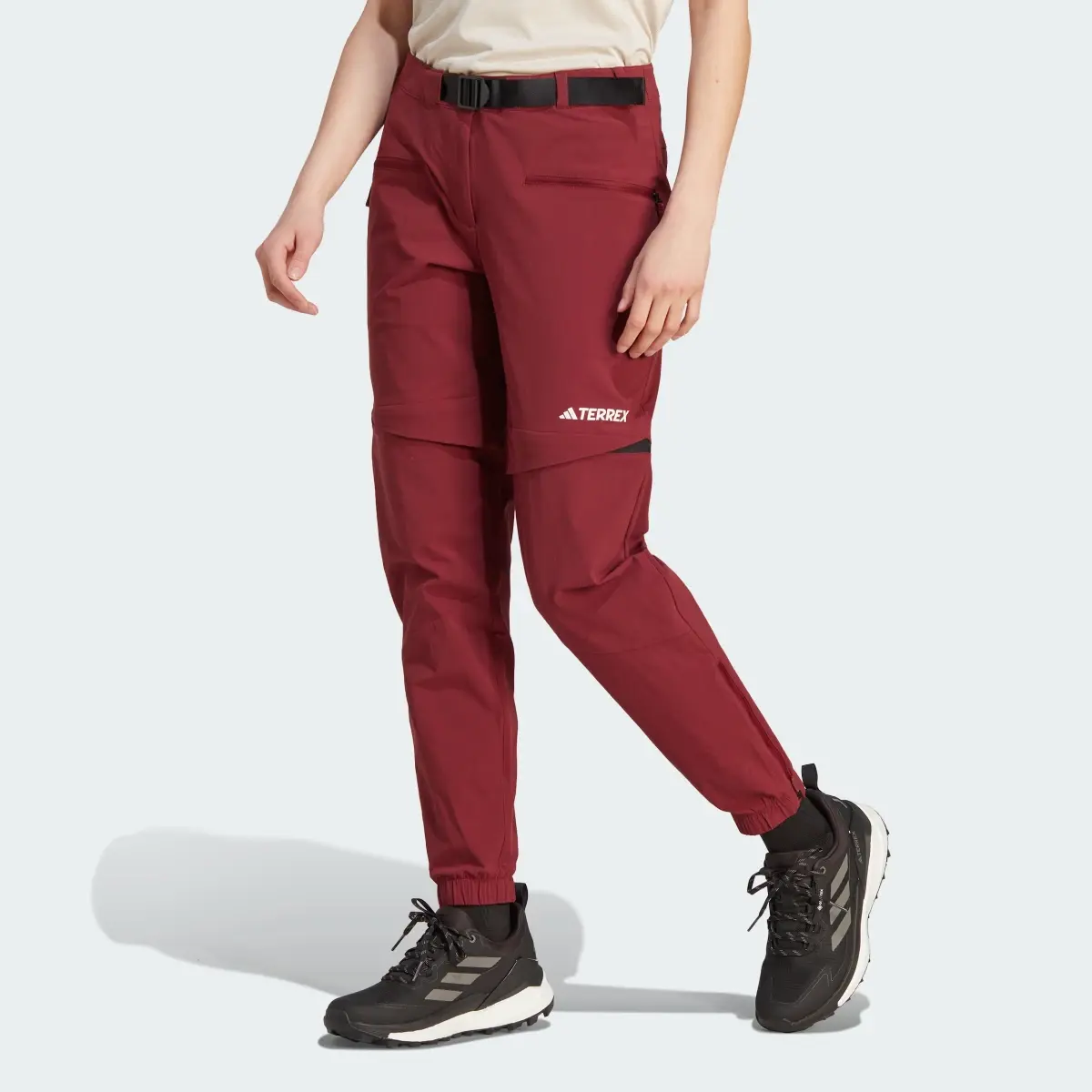 Adidas Pantaloni da hiking Terrex Utilitas Zip-Off. 1