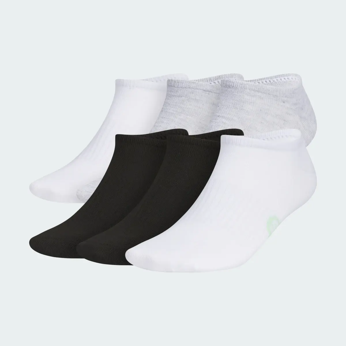 Adidas Superlite Classic 6-Pack No-Show Socks. 2