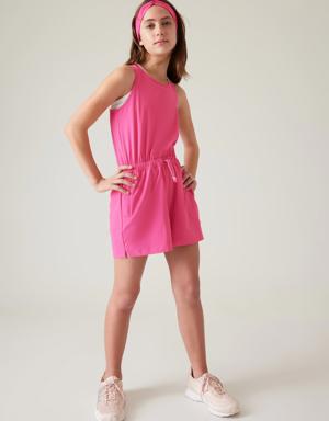 Girl Play More Romper pink