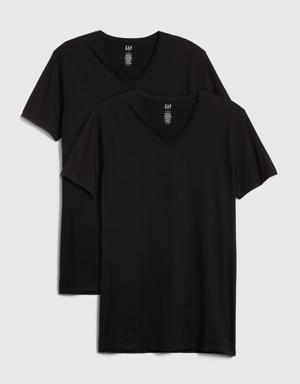 Classic V T-Shirt (2-Pack) black