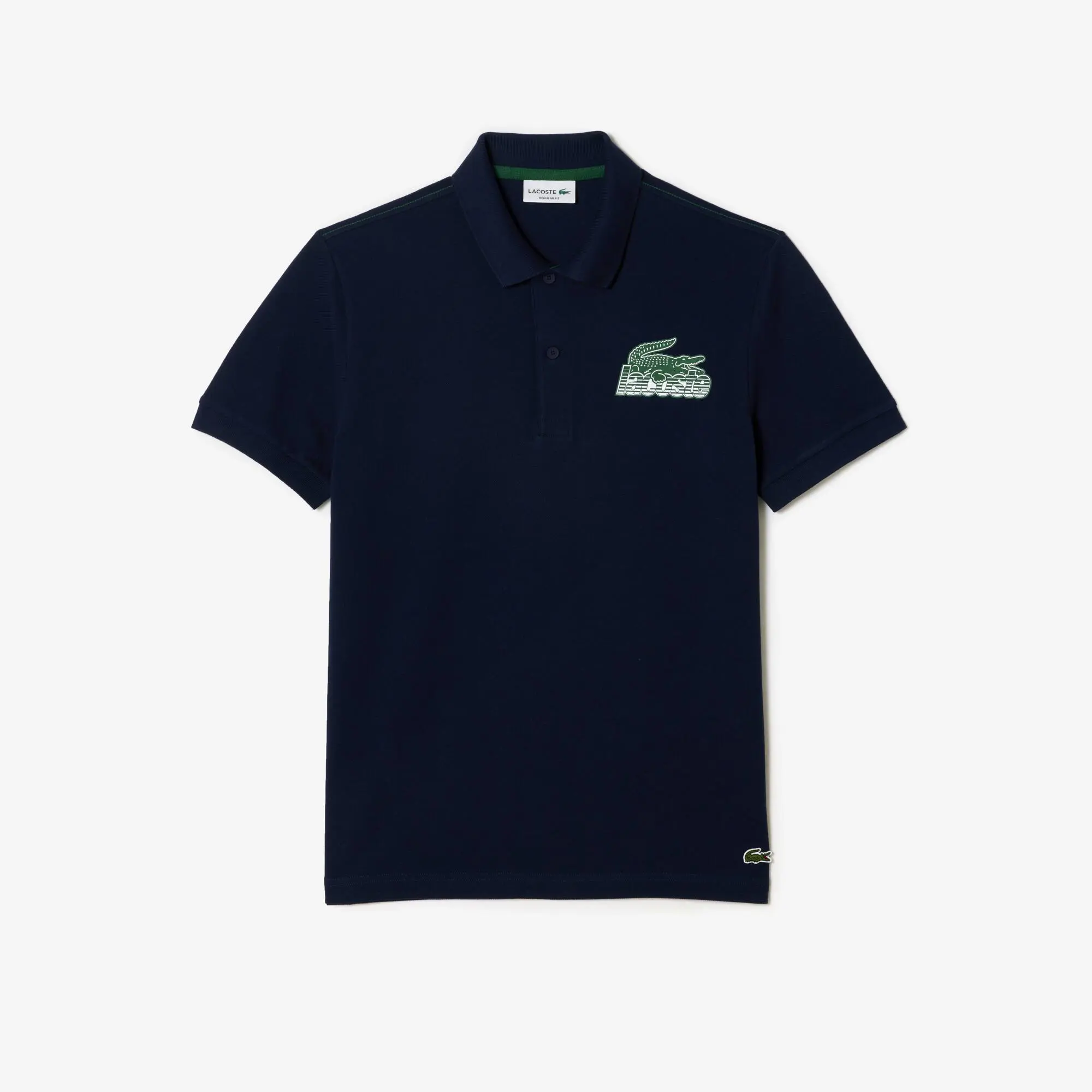 Lacoste Men’s Lacoste Cotton Mini-Piqué Polo Shirt. 2