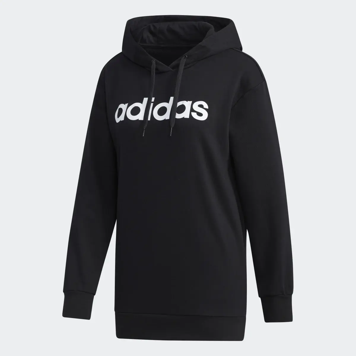 Adidas Essentials Linear Oversize Pullover Hoodie. 1