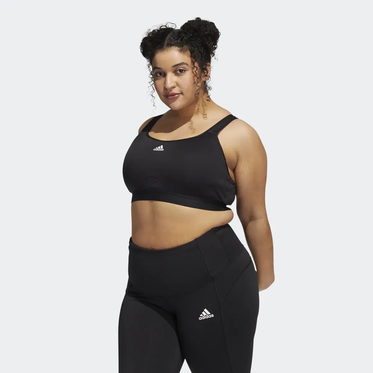 Adidas TLRD Move Training High-Support Bra (Plus Size). 2