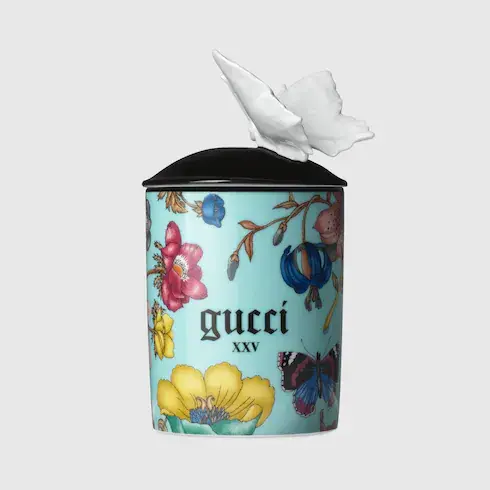 Gucci Medium Flora print candle, Inventum scent. 1