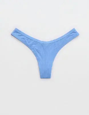 American Eagle Superchill Modal Rib Thong Underwear. 1