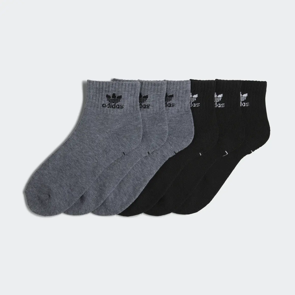 Adidas Quarter Socks 6 Pairs. 2