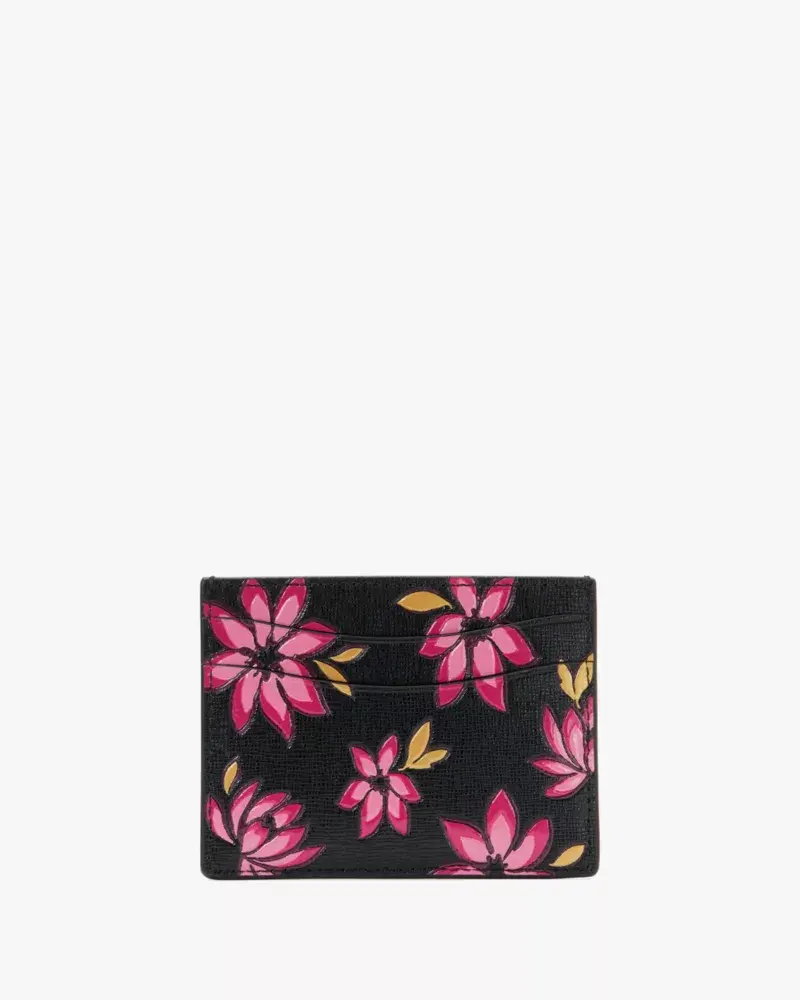 Kate Spade Morgan Winter Blooms Embossed Card Holder. 3