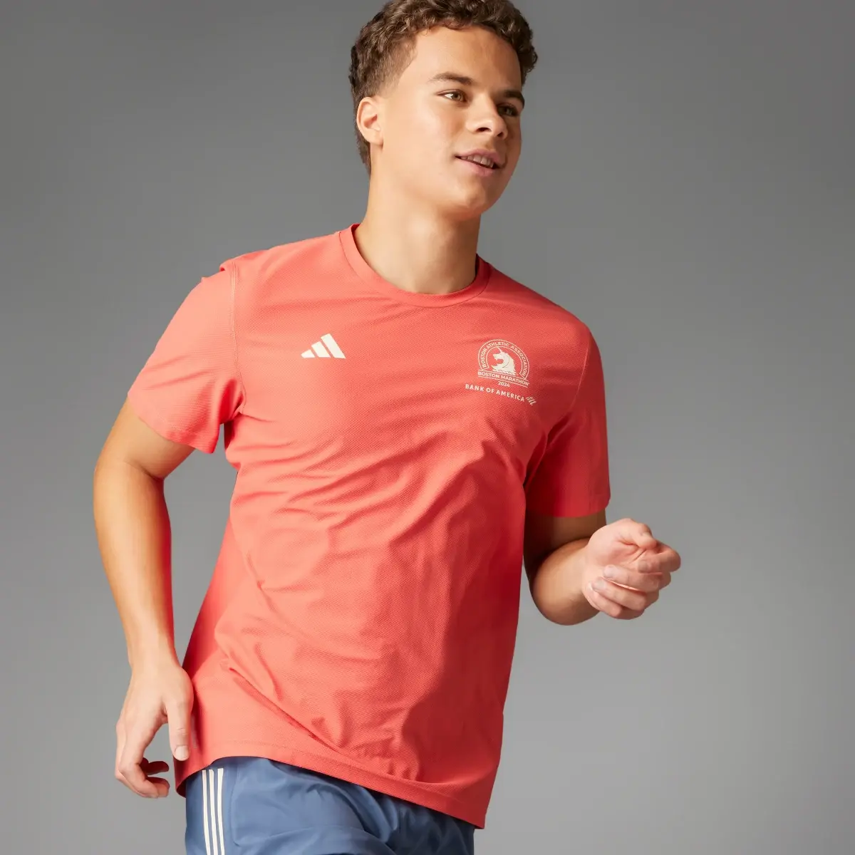 Adidas Boston Marathon 2024 Own the Run Tee. 1