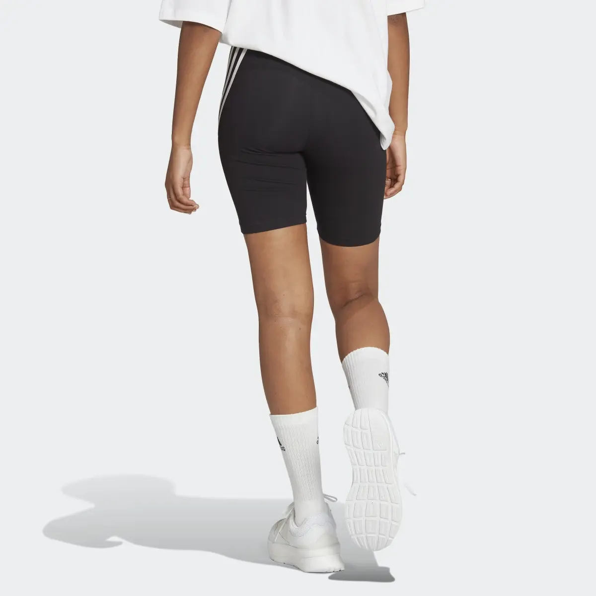 Adidas Future Icons 3-Stripes Bike Shorts. 2