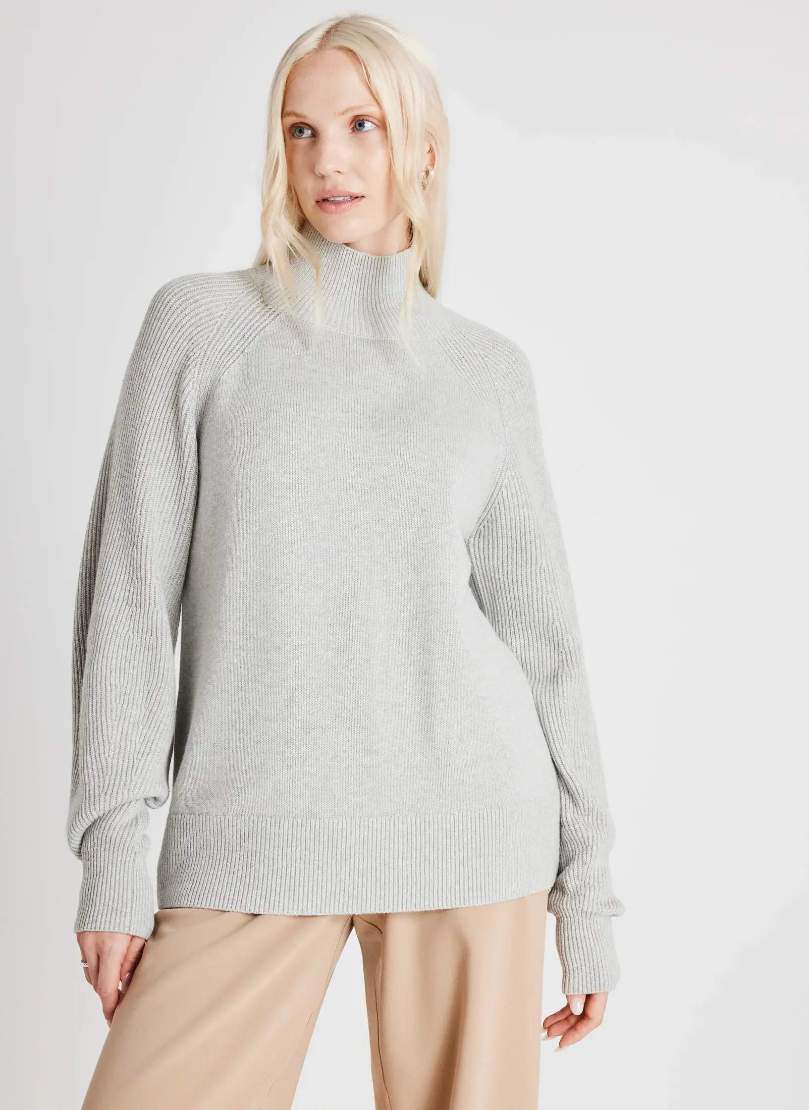 Kit And Ace Sophia Merino Turtleneck Sweater. 1