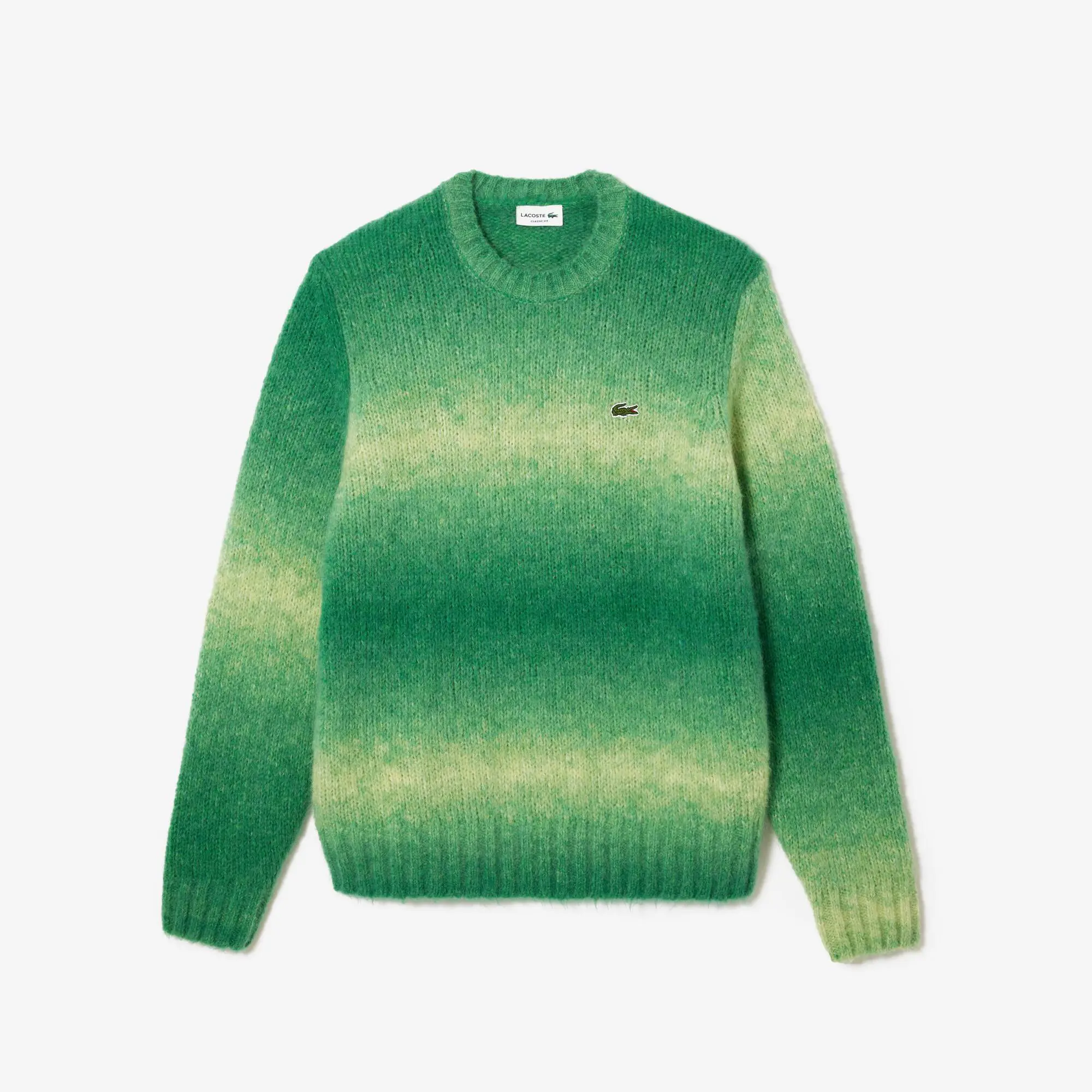 Lacoste Ombré Effect Alpaca Wool Sweater. 2