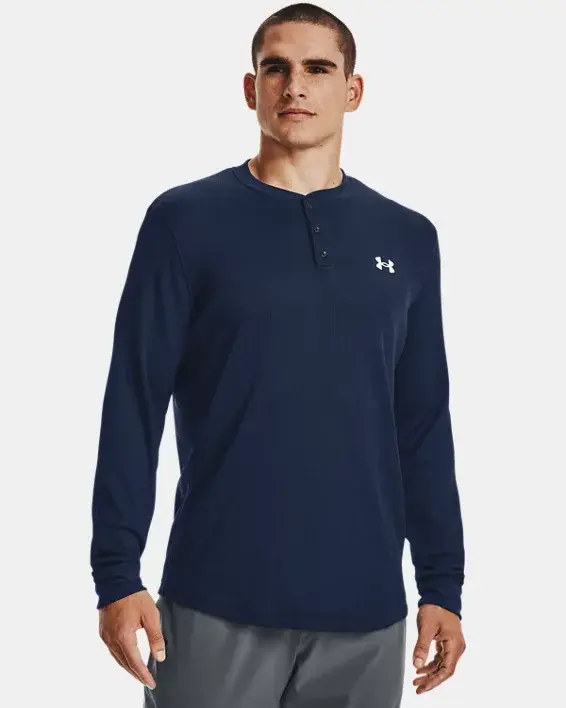 Under Armour Men's UA Waffle Henley. 1