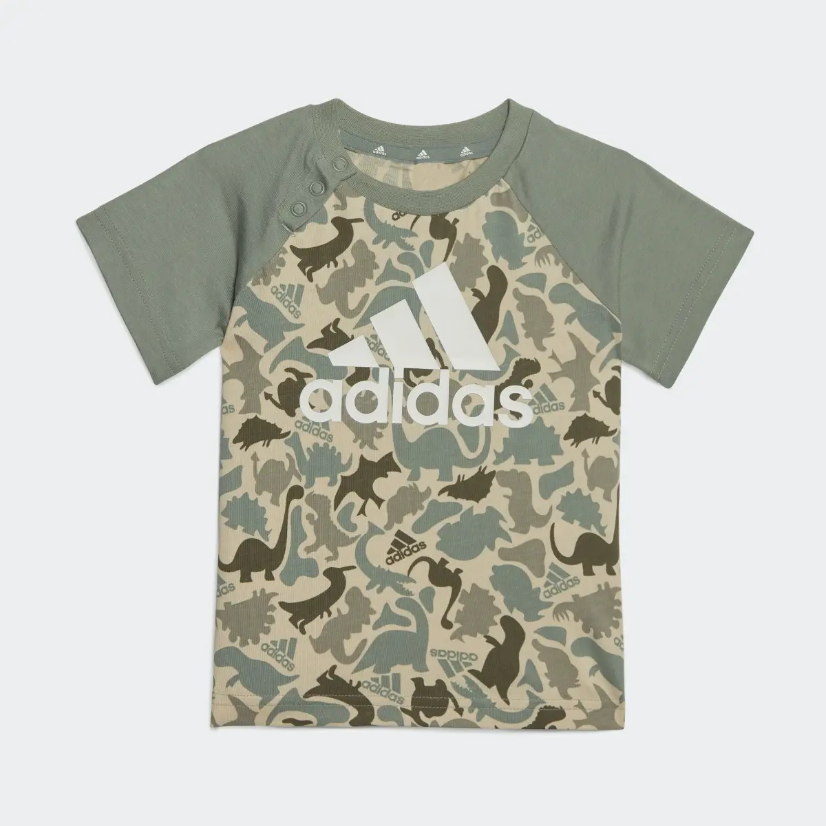 Adidas Dino Camo Allover Print Tee and Short Set. 3