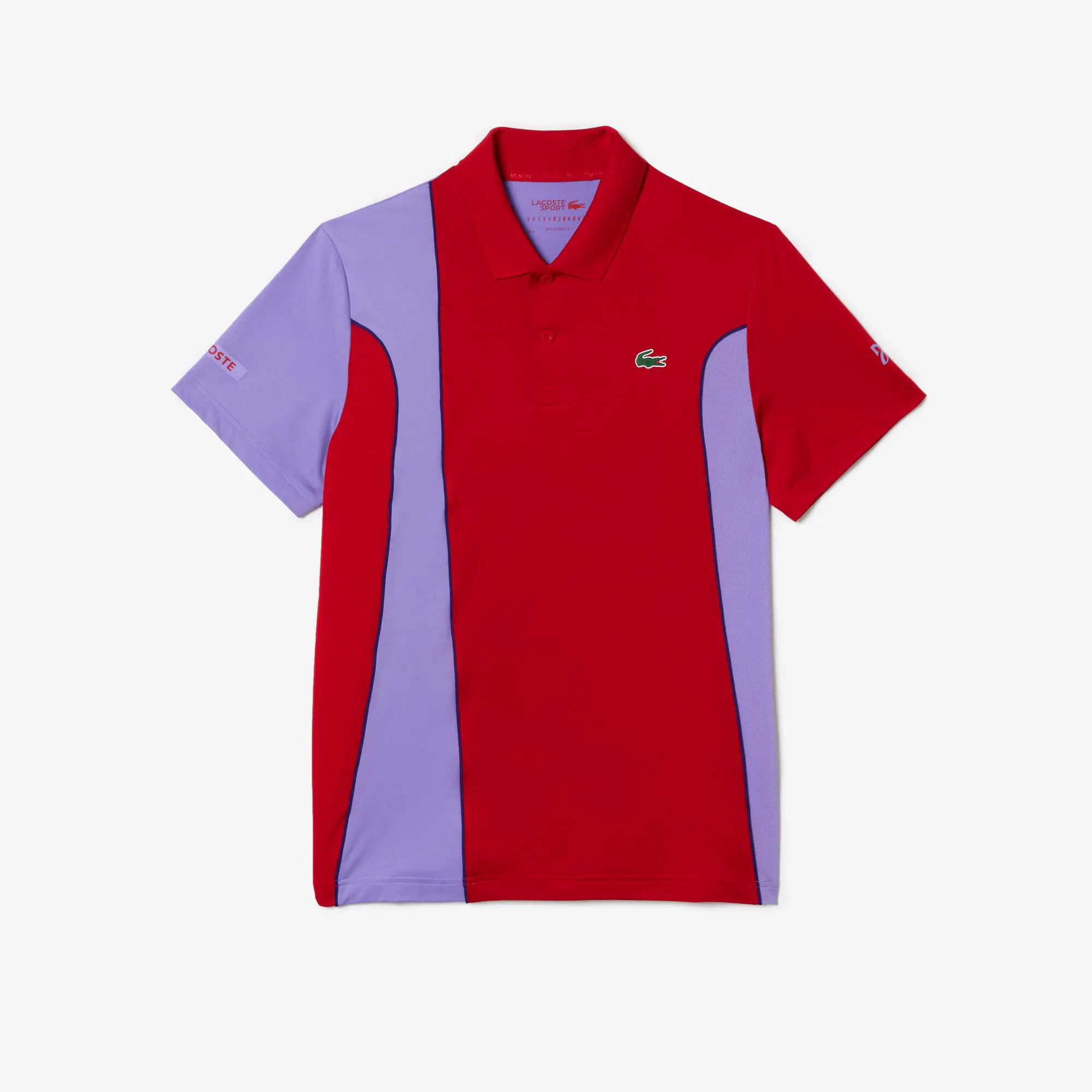 Lacoste Polo homme Lacoste SPORT x Novak Djokovic color-block regular fit. 1