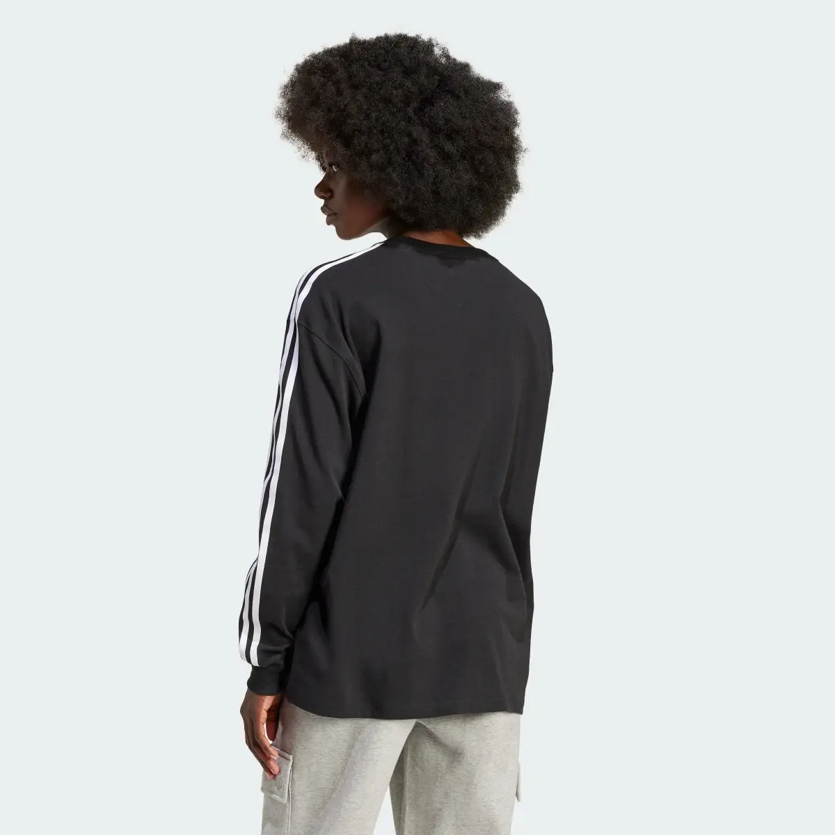 Adidas 3-Stripes Long Sleeve Long-Sleeve Top. 3